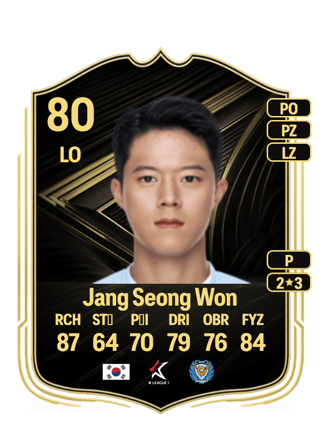 Jang Seong Won card
