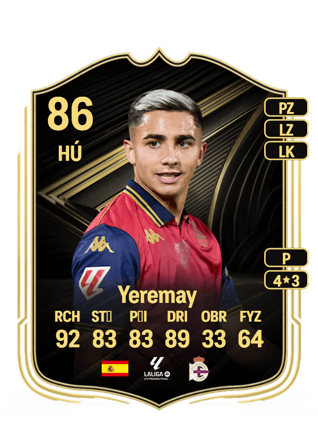 Yeremay card