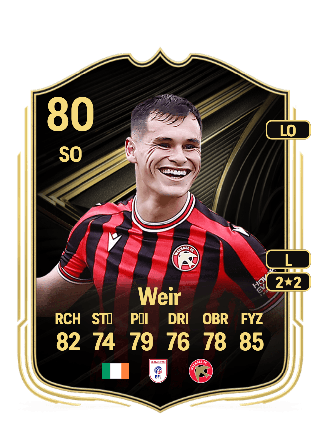 Evan Weir card