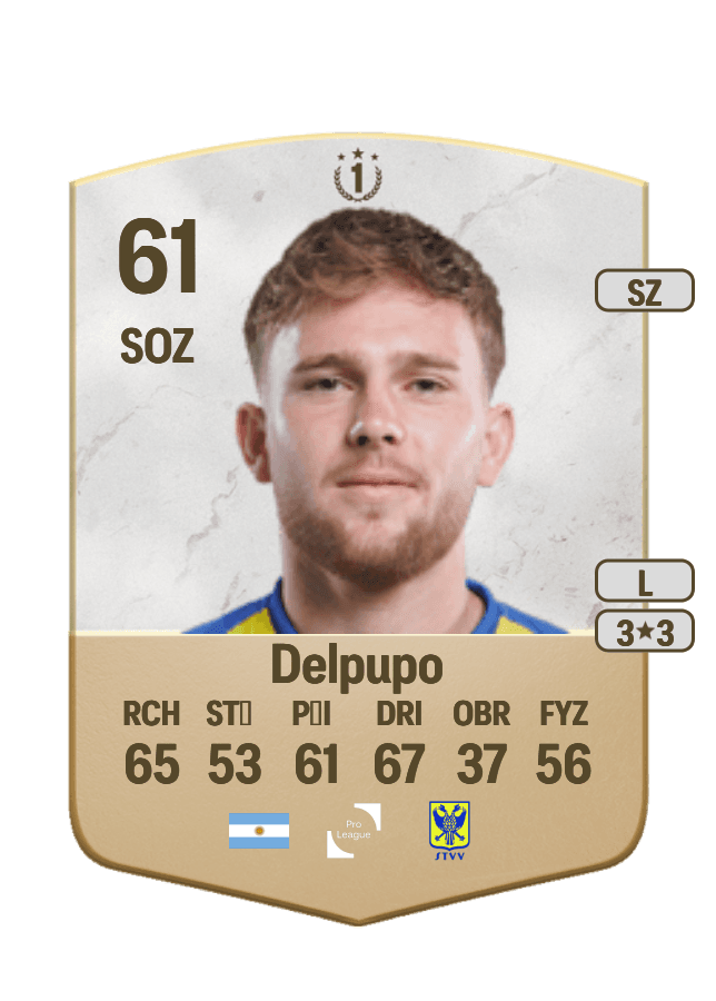 Isaías Delpupo card