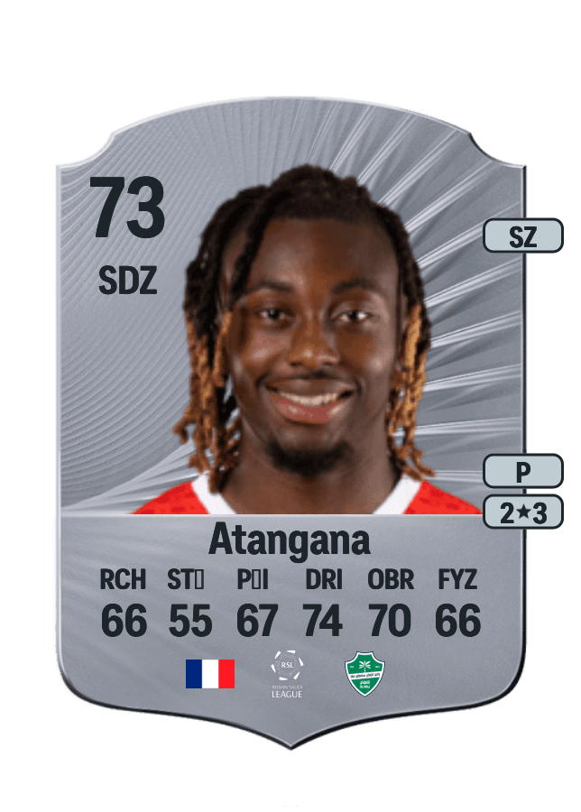 Valentin Atangana card