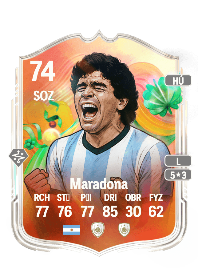 Diego Armando Maradona card