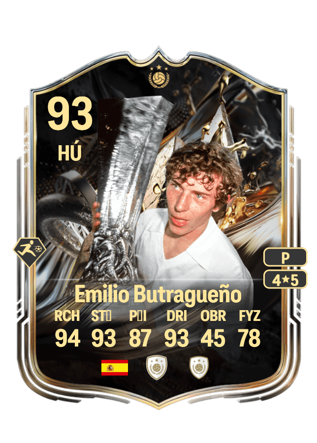 Emilio Butragueño card