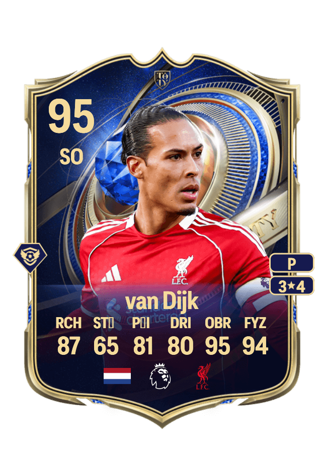 Virgil van Dijk card
