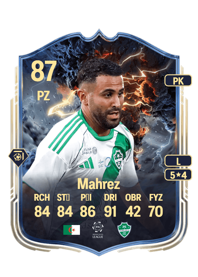 Riyad Mahrez card