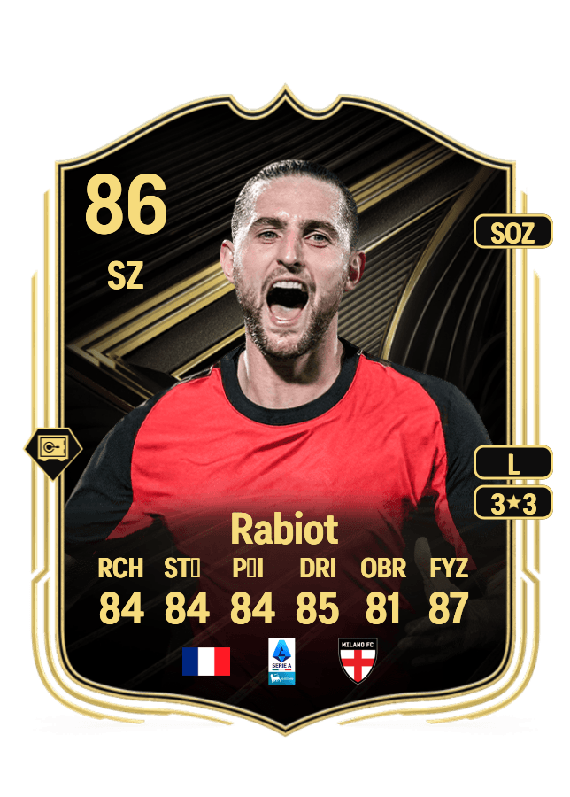 Adrien Rabiot card