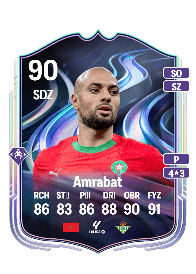 Sofyan Amrabat card