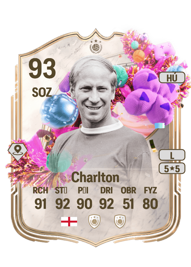 Bobby Charlton card