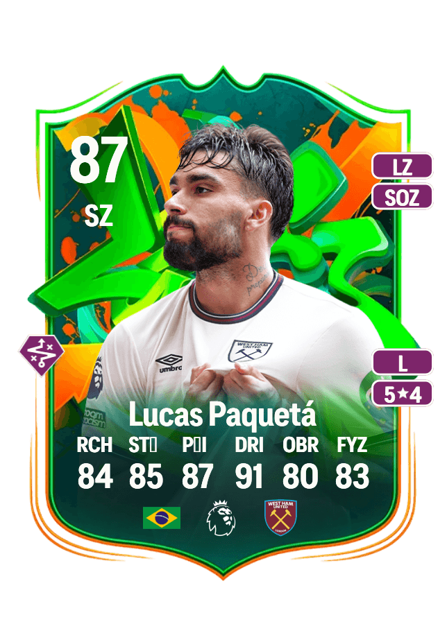 Lucas Paquetá card
