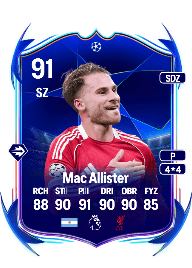 Alexis Mac Allister card
