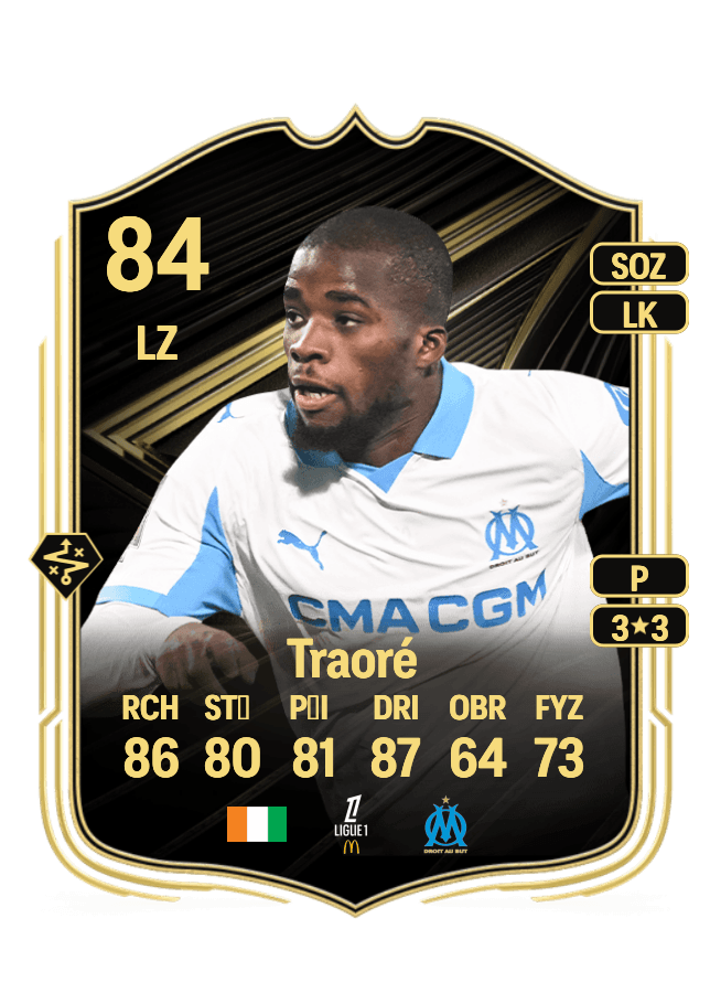 Hamed Junior Traoré card