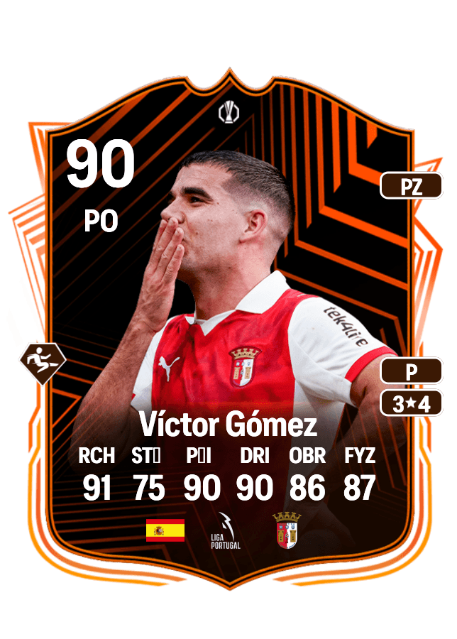 Víctor Gómez card