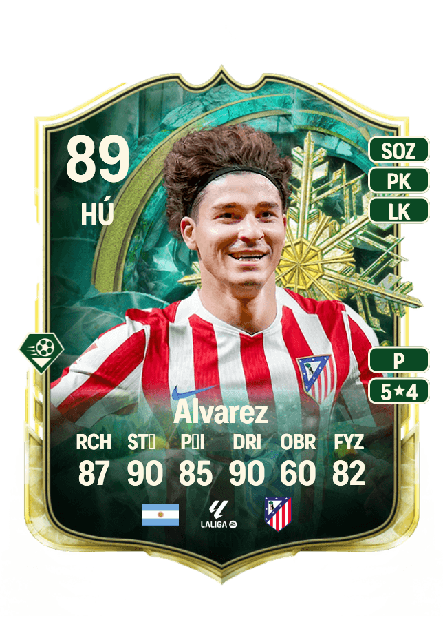 Julián Alvarez card