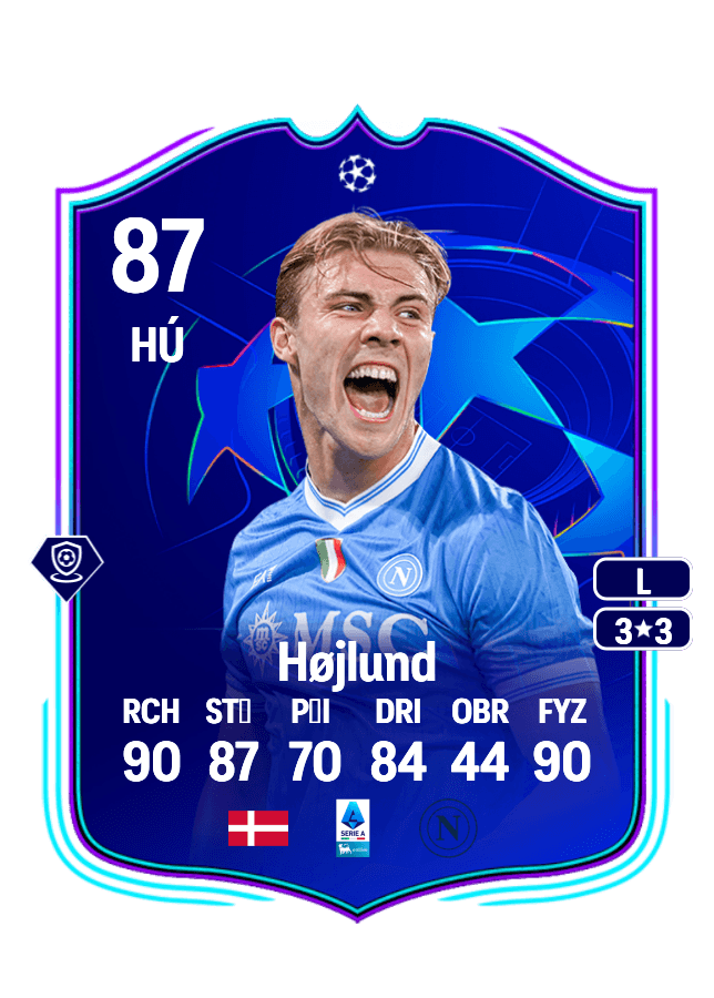 Rasmus Højlund card