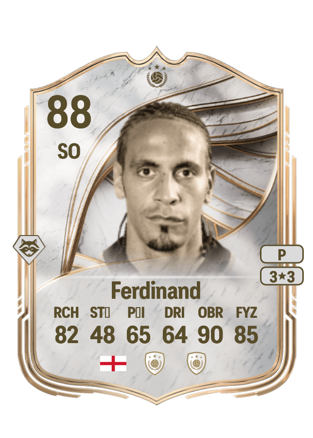 Rio Ferdinand card