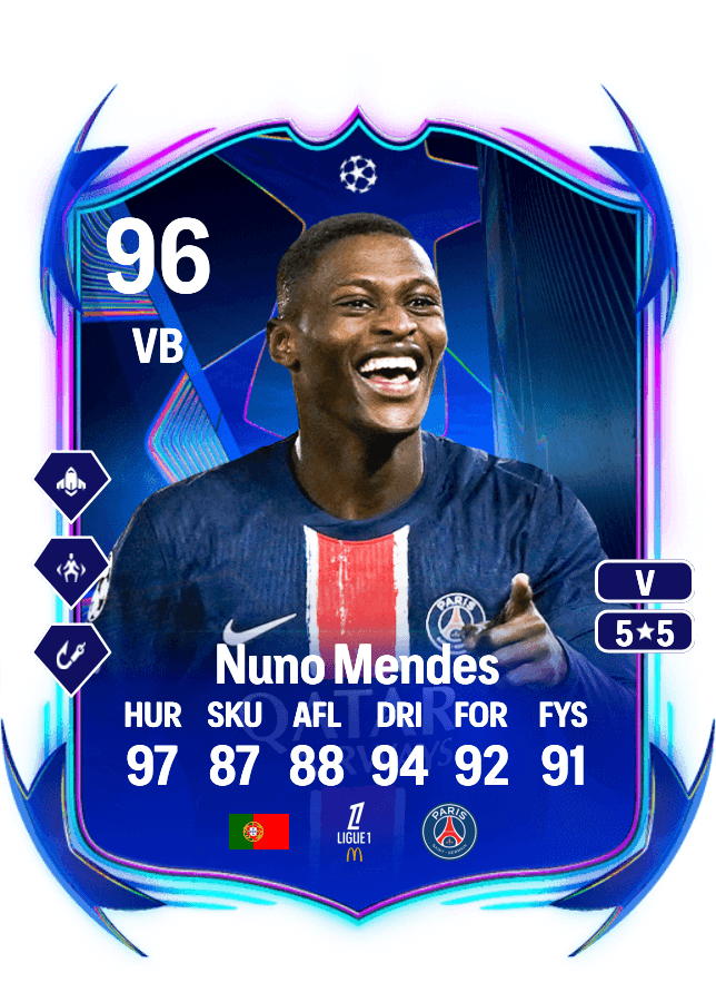 Nuno Mendes card