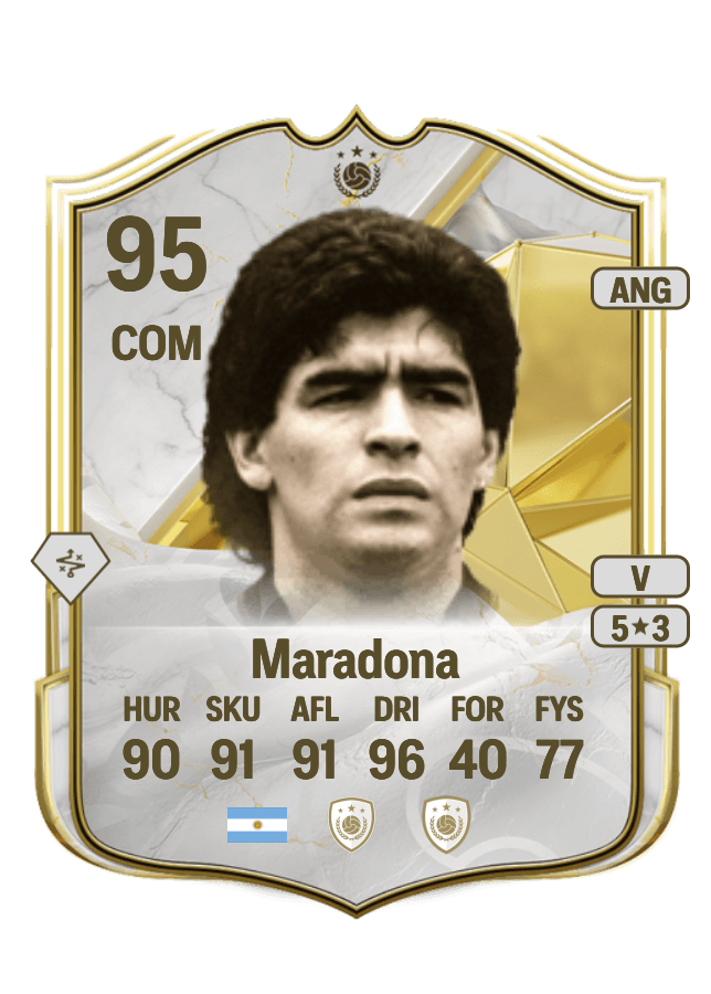 Diego Armando Maradona card