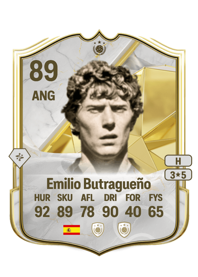 Emilio Butragueño card