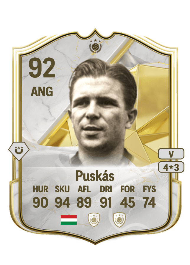 Ferenc Puskás card