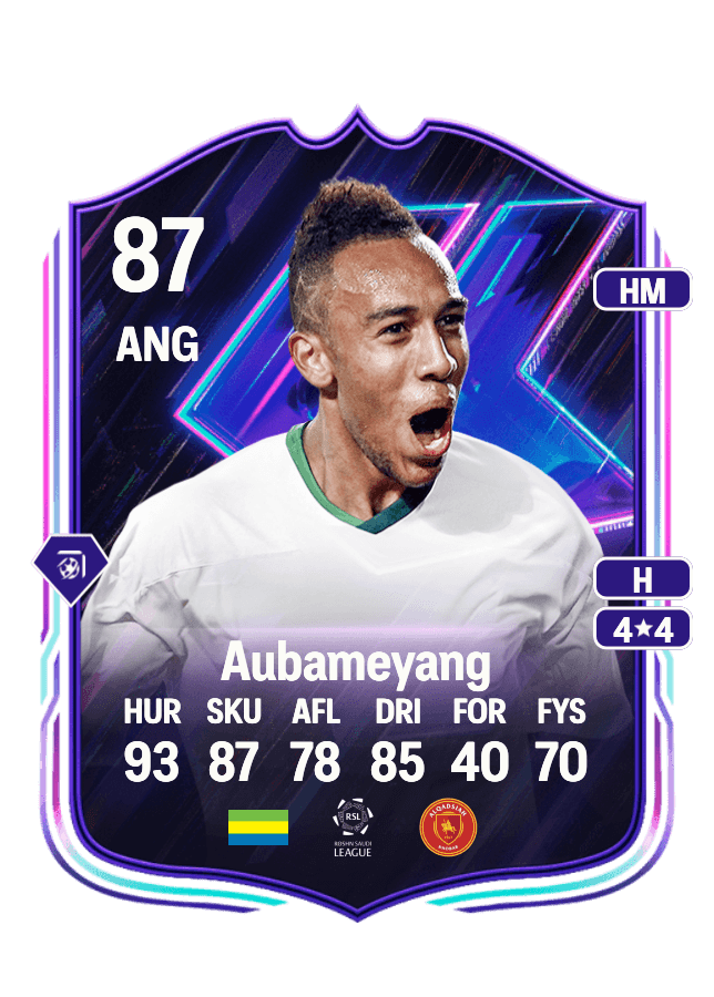 Pierre-Emerick Aubameyang card