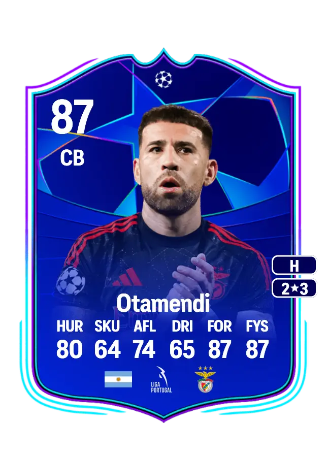 Nicolás Otamendi card