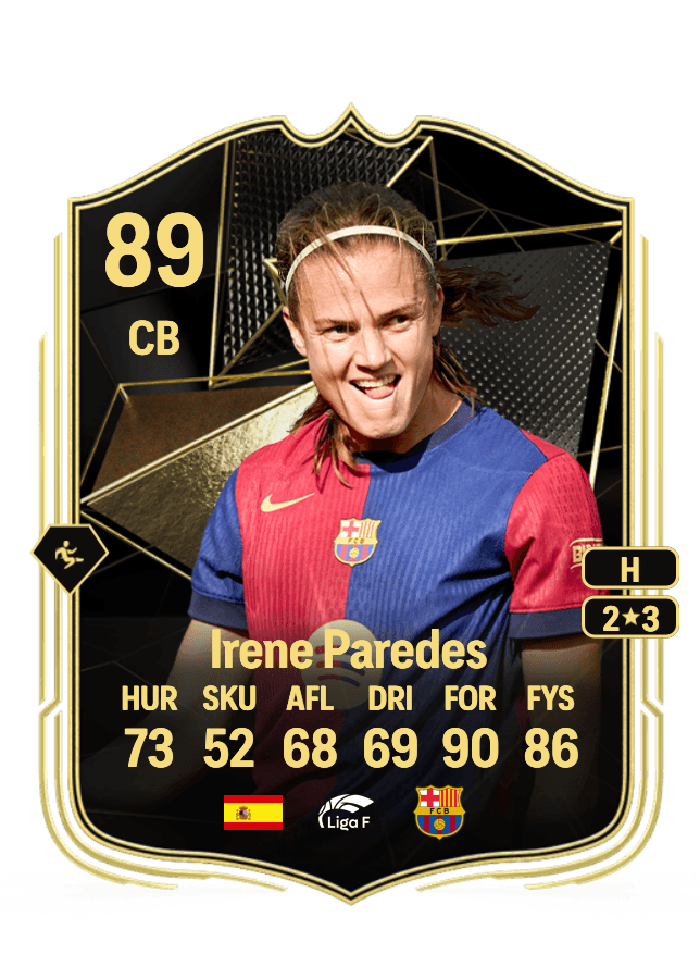 Irene Paredes card