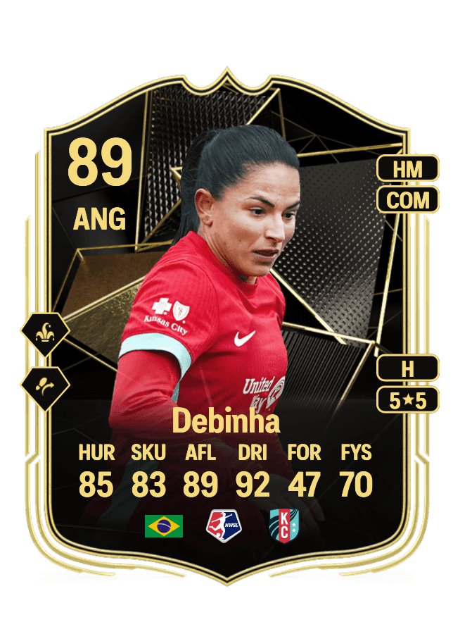 Debinha card