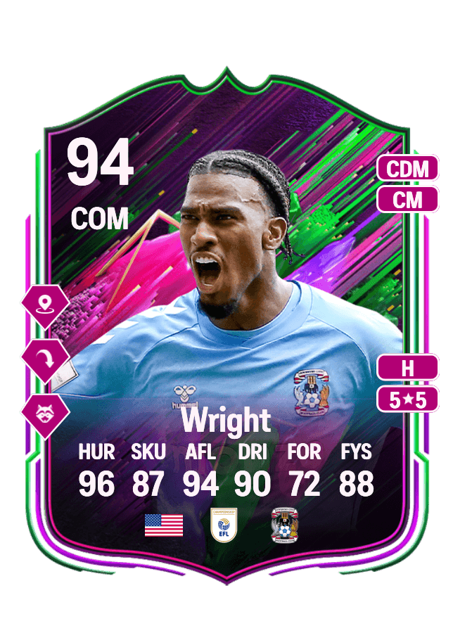 Haji Wright card