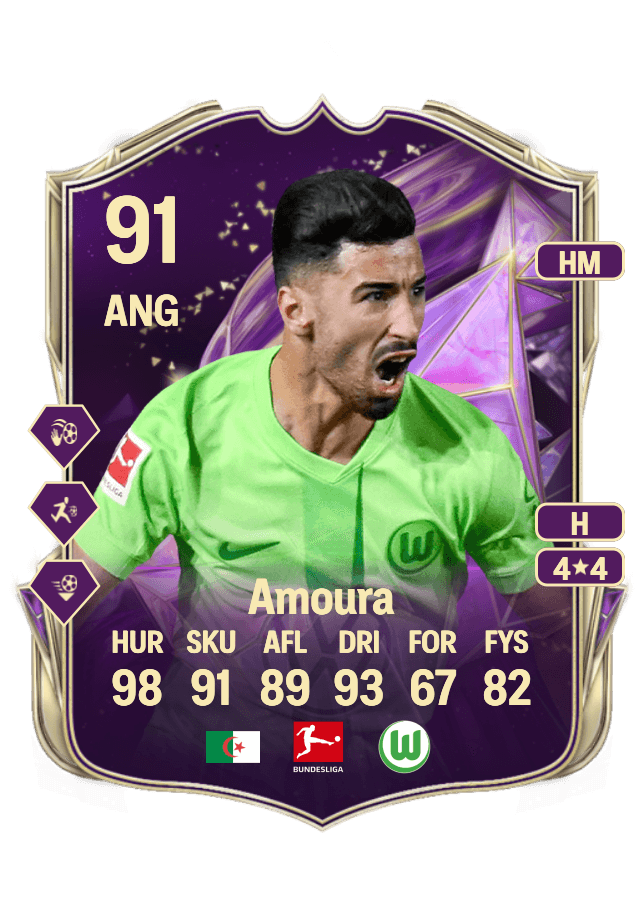 Mohamed Amoura card