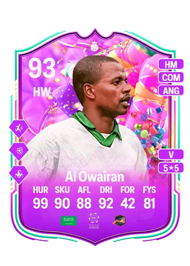 Saeed Al Owairan card