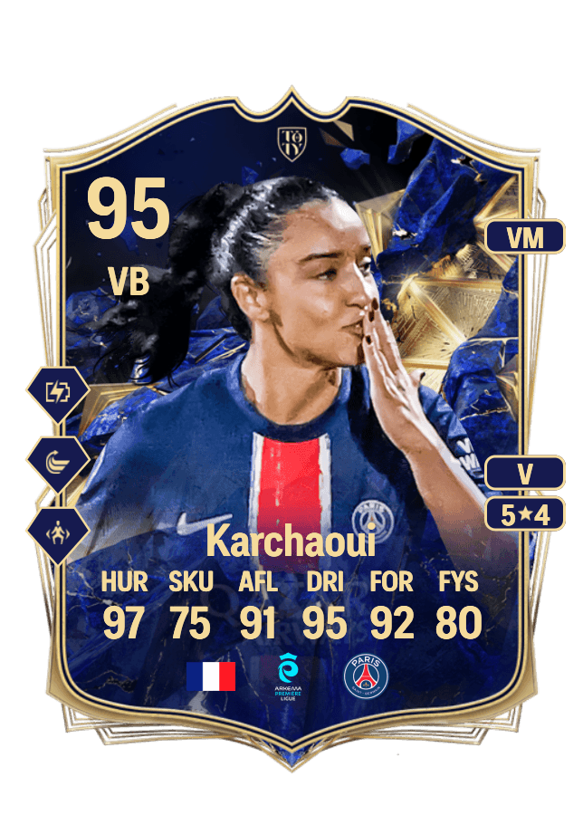 Sakina Karchaoui card