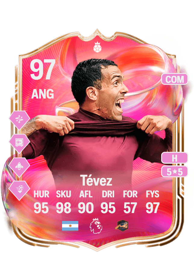 Carlos Tévez card