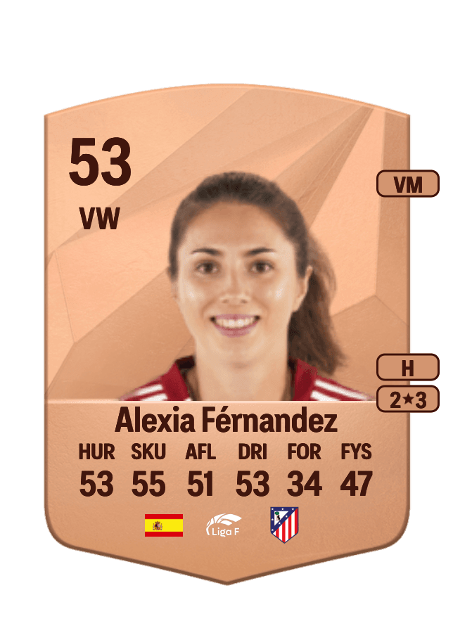 Alexia Férnandez card