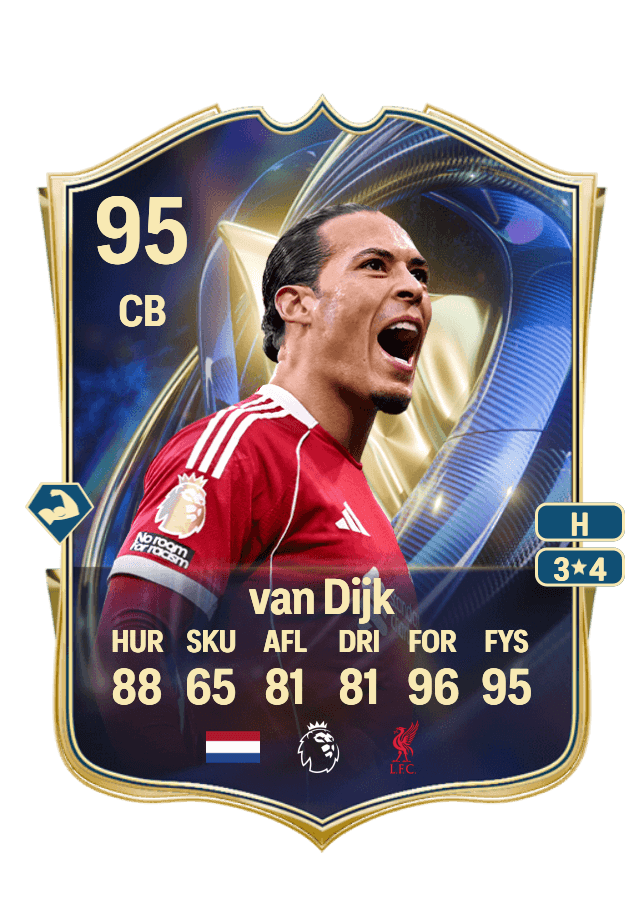 Virgil van Dijk card