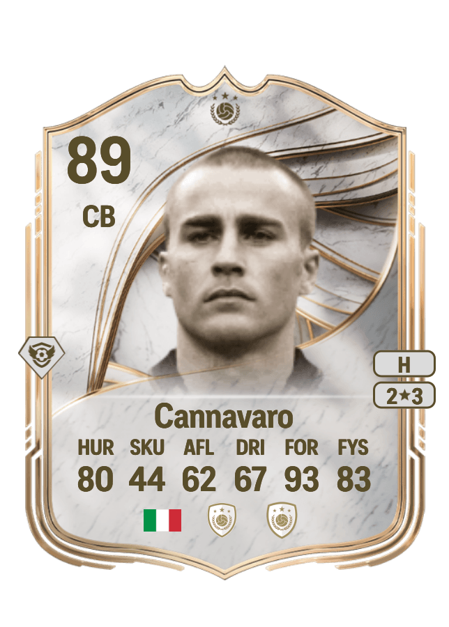 Fabio Cannavaro card