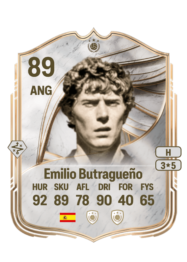 Emilio Butragueño card