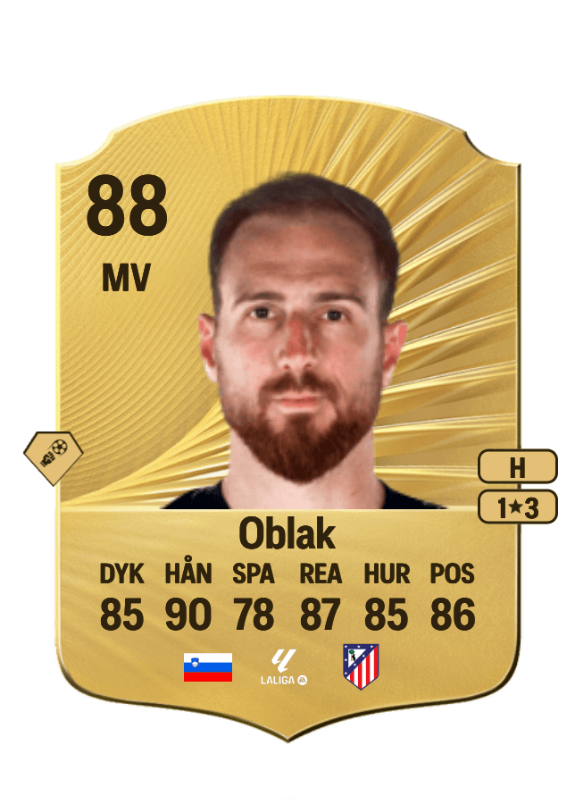 Jan Oblak card