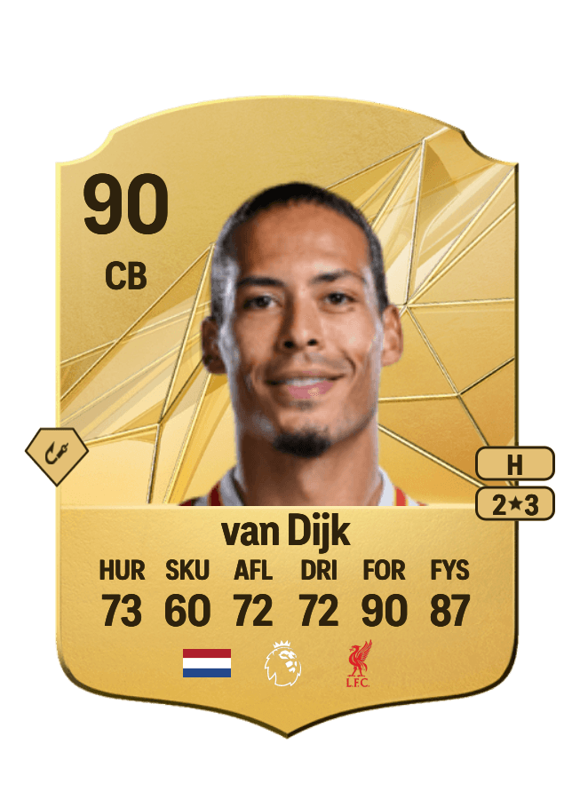 Virgil van Dijk card