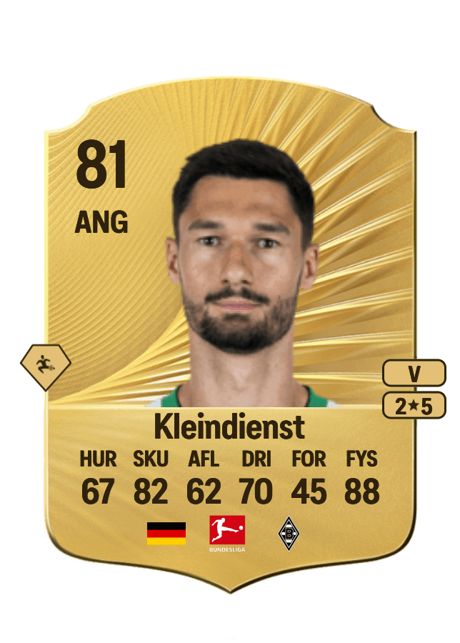 Tim Kleindienst card