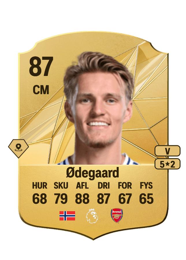 Martin Ødegaard card