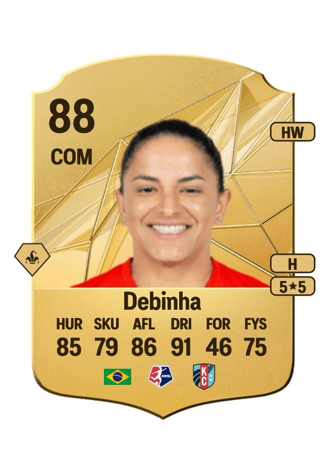 Debinha card