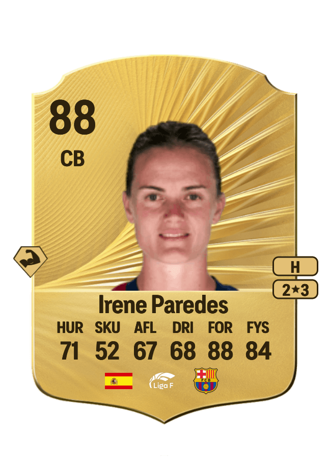Irene Paredes card