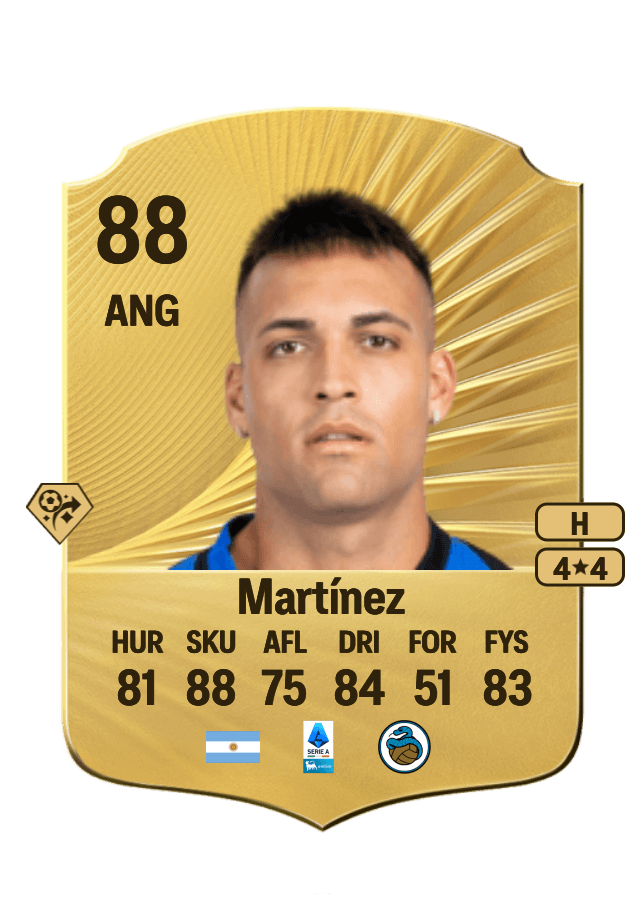 Lautaro Martínez card