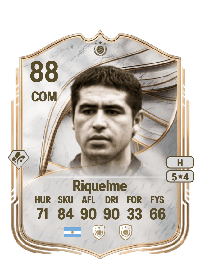 Juan Román Riquelme card