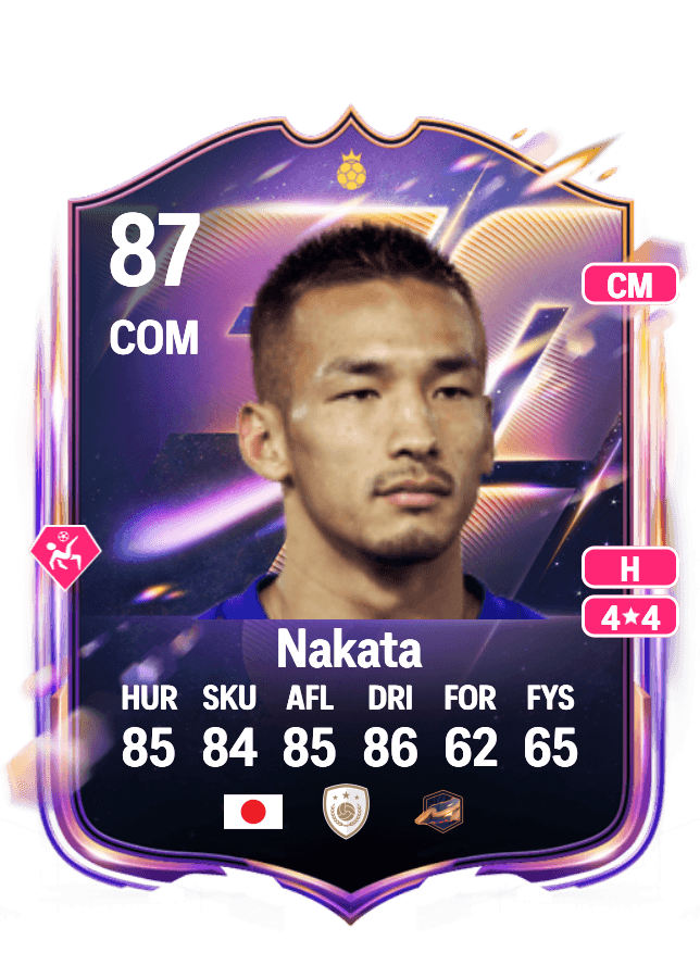 Hidetoshi Nakata card