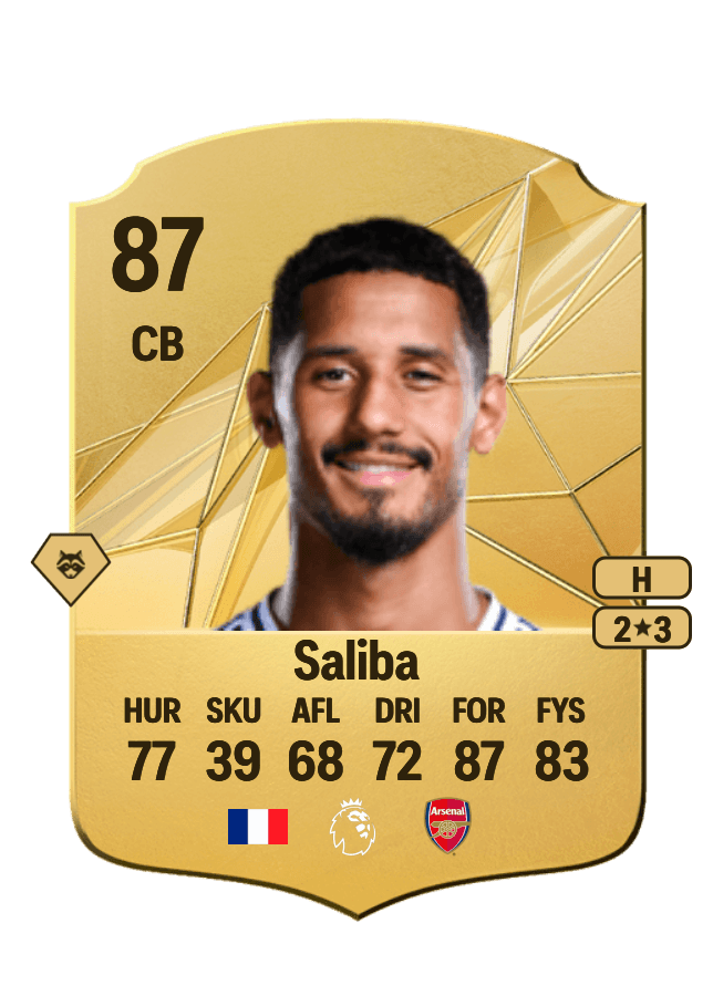 William Saliba card
