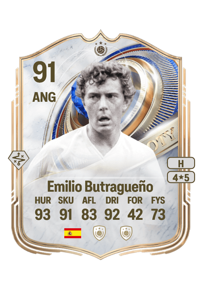 Emilio Butragueño card