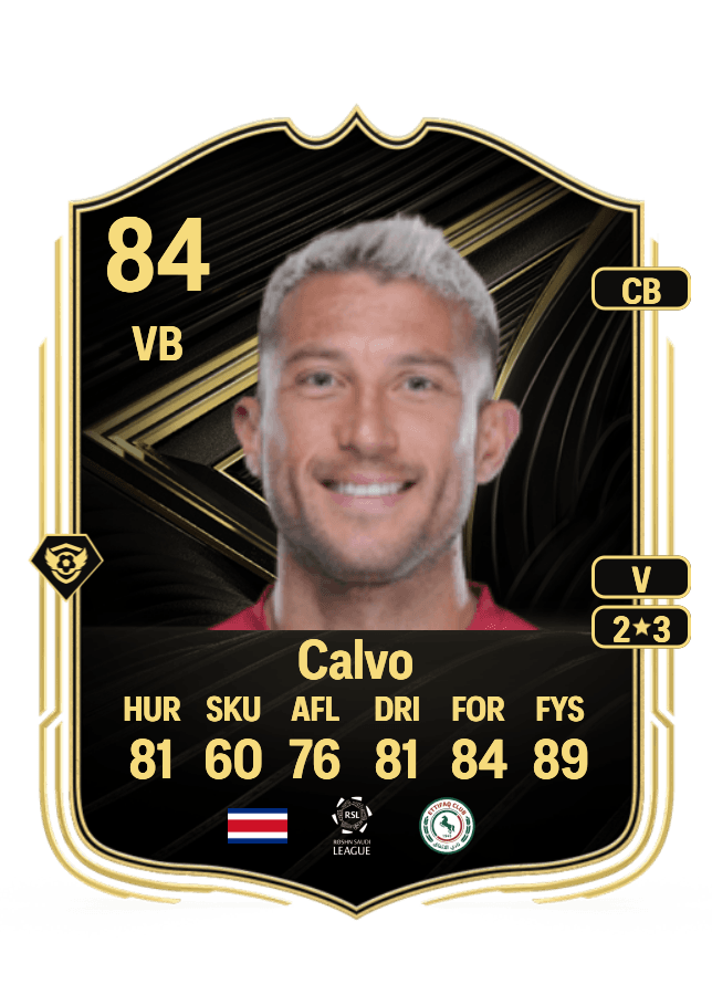 Francisco Calvo card