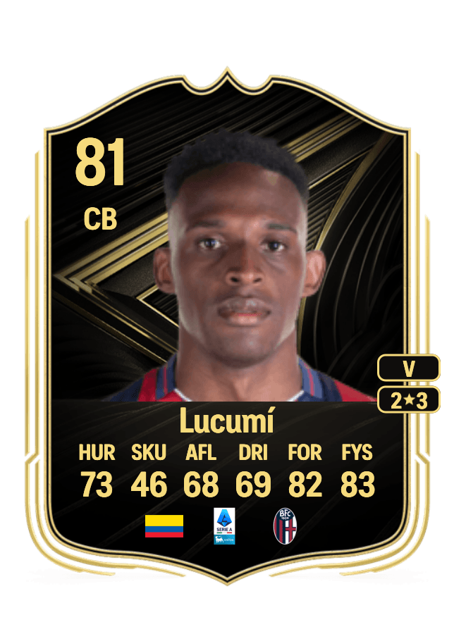 Jhon Lucumí card