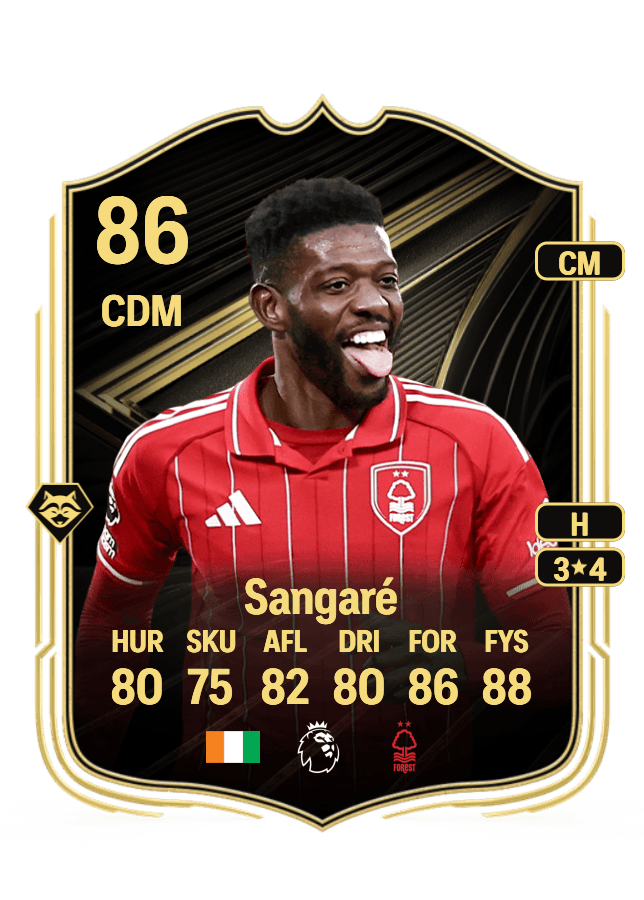 Ibrahim Sangaré card